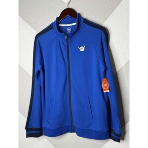 Wonder Nation Boys Husky XL 14-16 Track Jacket Royal Blue Full Zip New w/ Tags